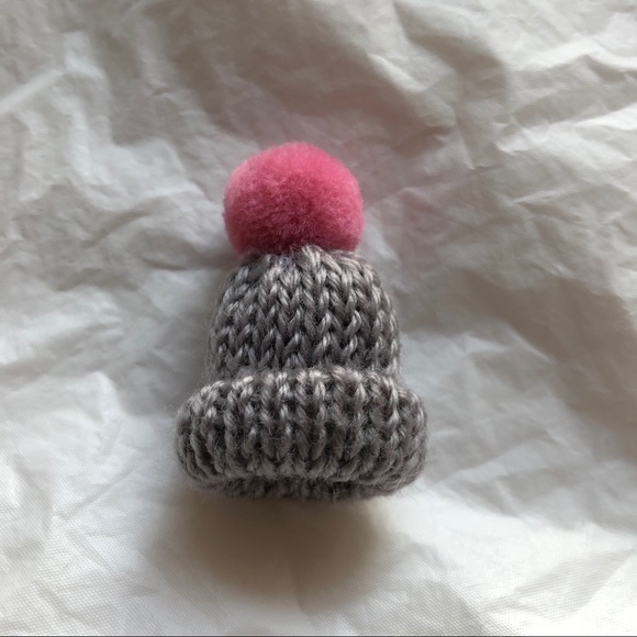 NWT Mini Colorful Wool Hat with Buboin Brooch Pins - Picture 3 of 5